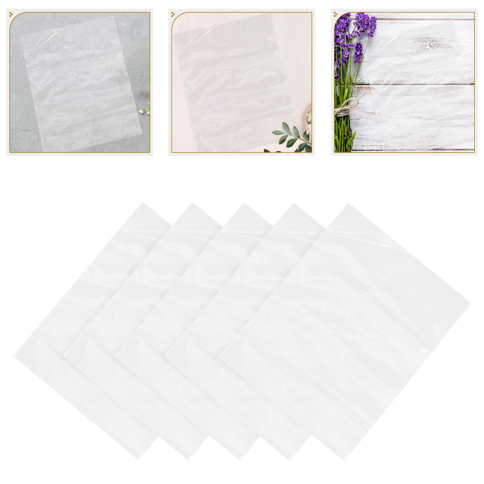 Nutrition & Fitness Hub - 50 stuks bloementassen Plastic verse bloemenvoedingszak