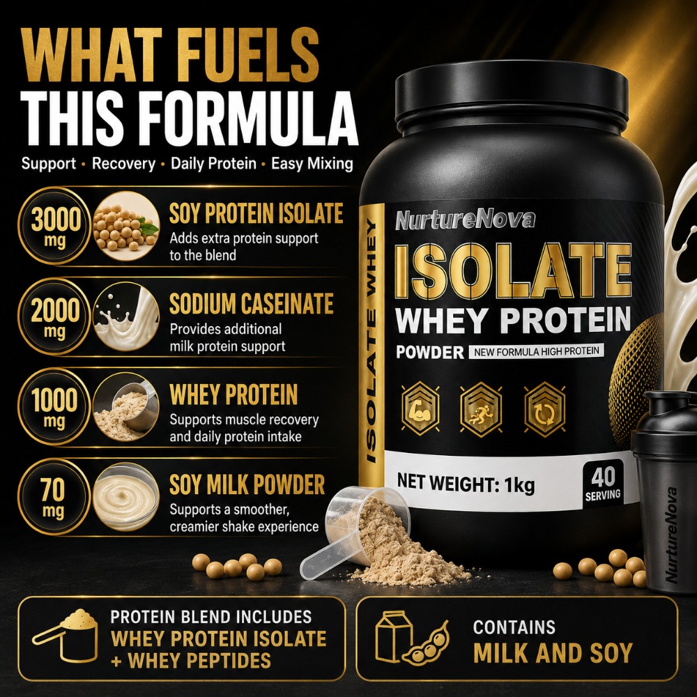 NurtureNova Isolaat Wei-eiwitp - Fitness Nutrition Whey Protein recensie en prijs