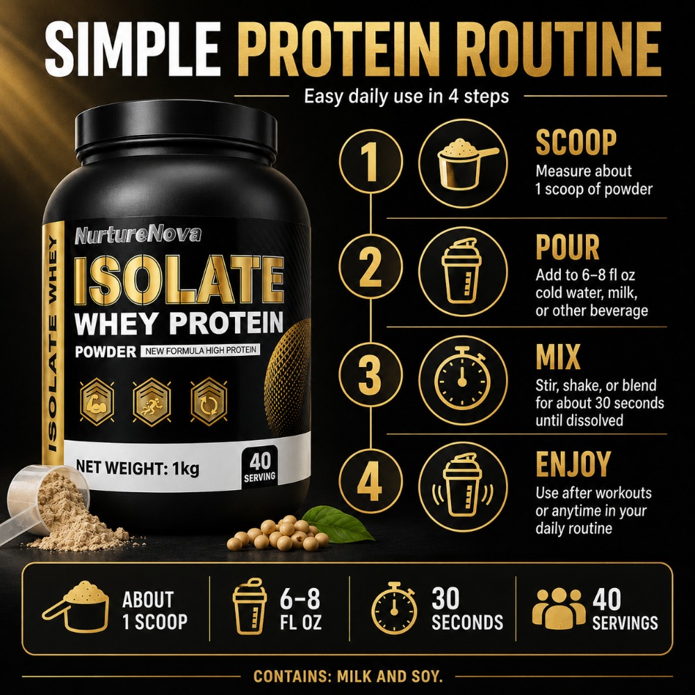 NurtureNova Isolaat Wei-eiwitp - Fitness Nutrition Whey Protein recensie en prijs