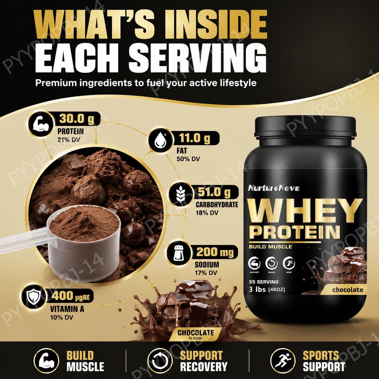 NurtureNova Chocolade Wei-eiwi - Fitness Nutrition Whey Protein recensie en prijs