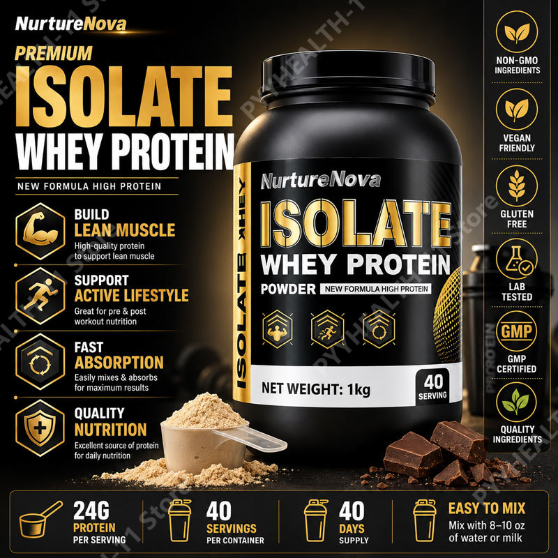 Whey Protein Isolaat Poeder, L - Fitness Nutrition Whey Protein recensie en prijs